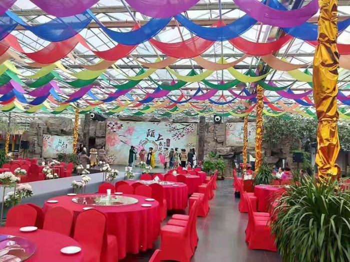 陽光板溫室生態餐廳